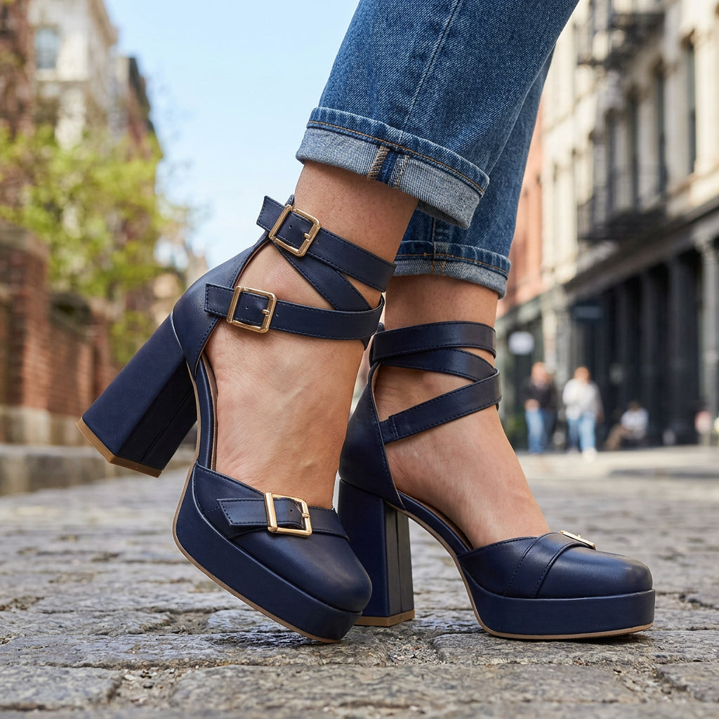 Emiliana | Comfort Block Heels