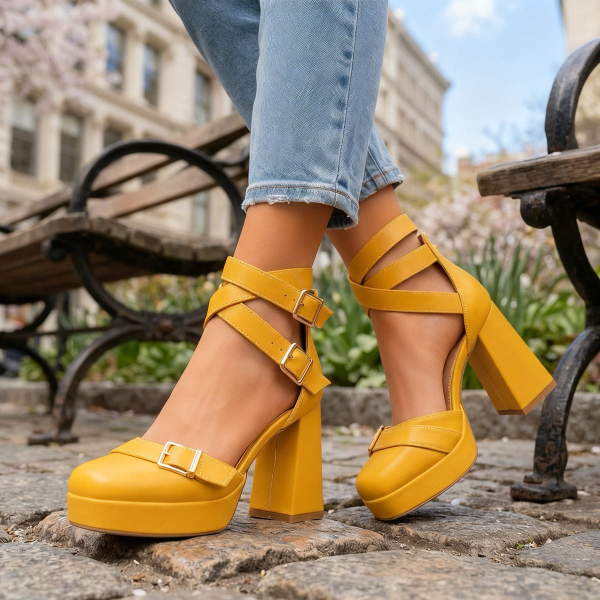 Emiliana | Comfort Block Heels