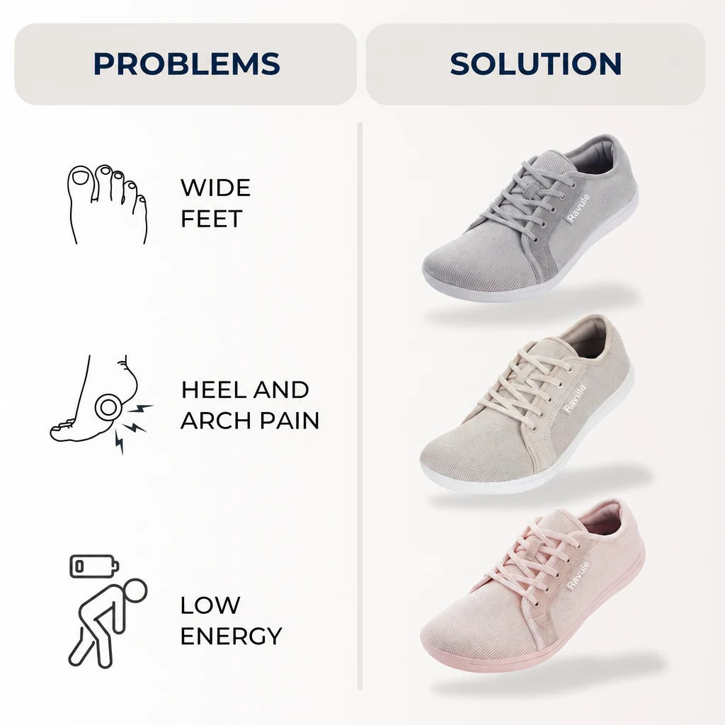 Freya | Wide-Fit Barefoot Sneakers