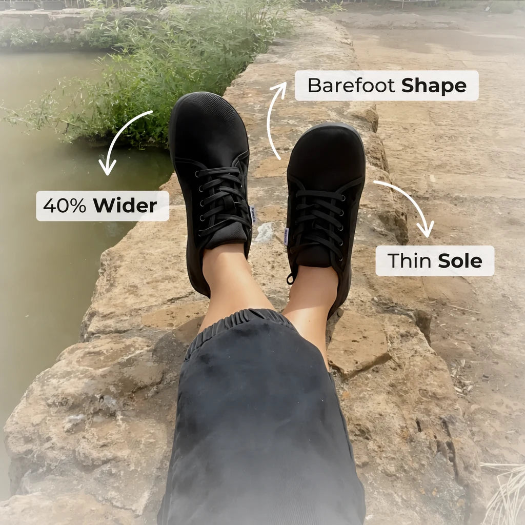 Freya | Wide-Fit Barefoot Sneakers