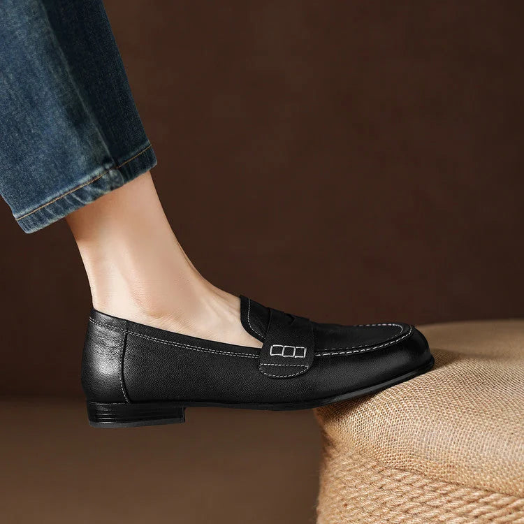 Galea | Leather Penny Loafers