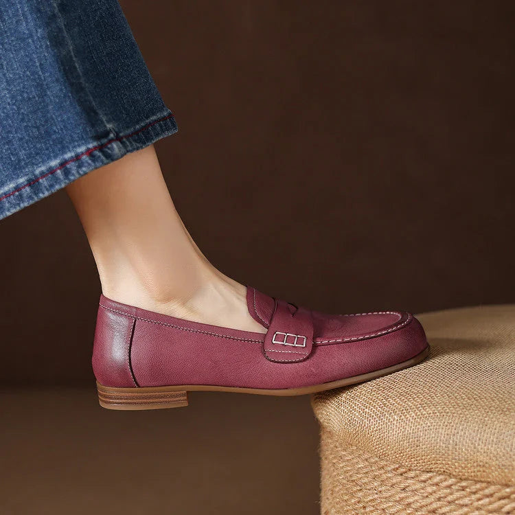 Galea | Leather Penny Loafers