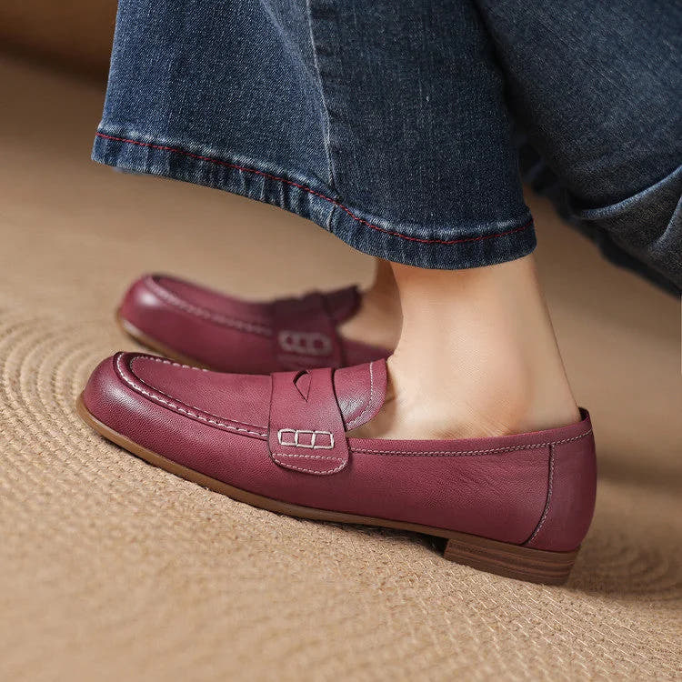 Galea | Leather Penny Loafers