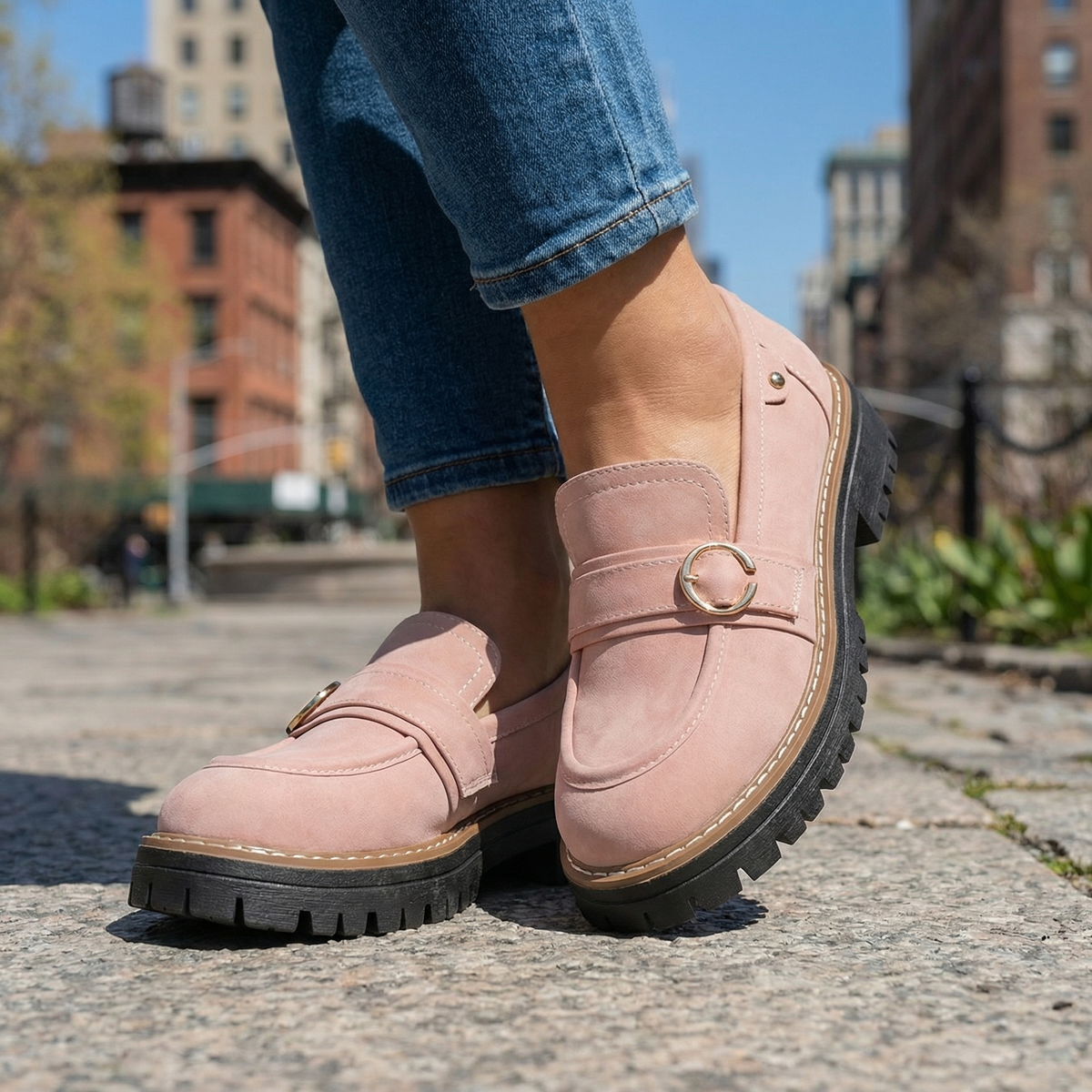 Alinda | Comfort Platform Loafers