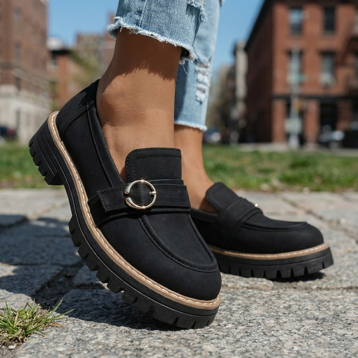 Alinda | Comfort Platform Loafers