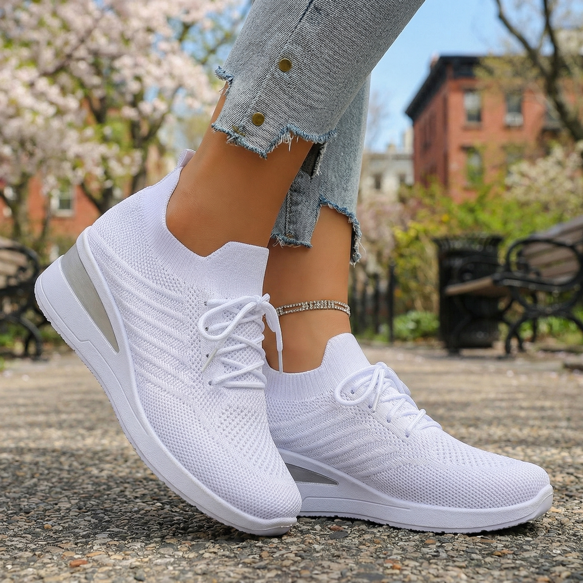 Nerina | Comfort Knit Sneakers