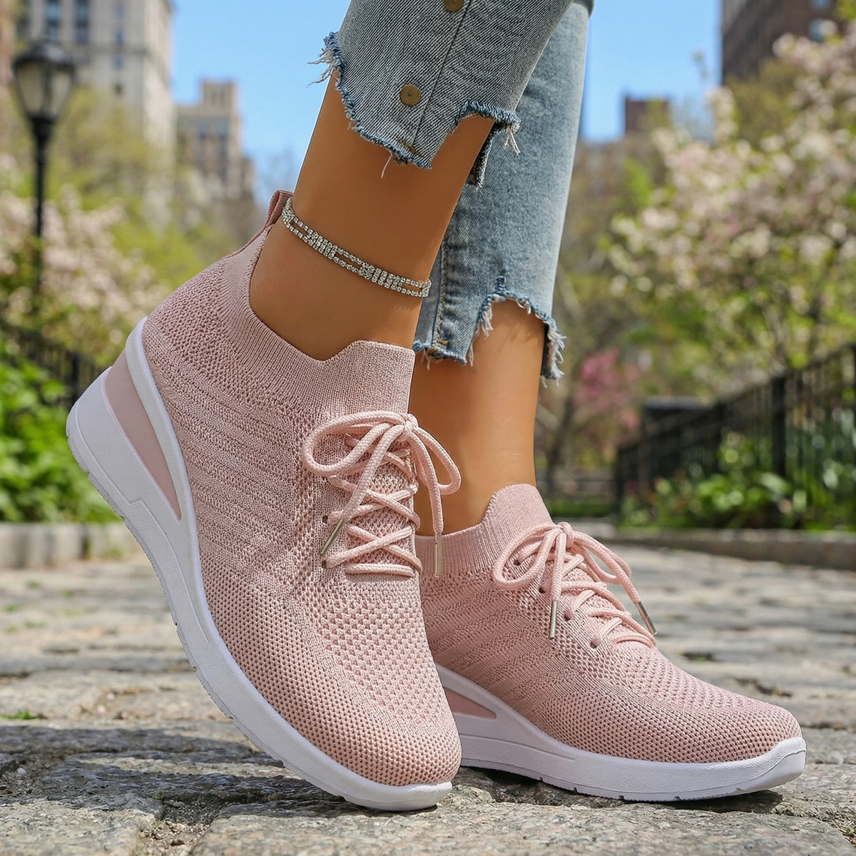 Nerina | Comfort Knit Sneakers