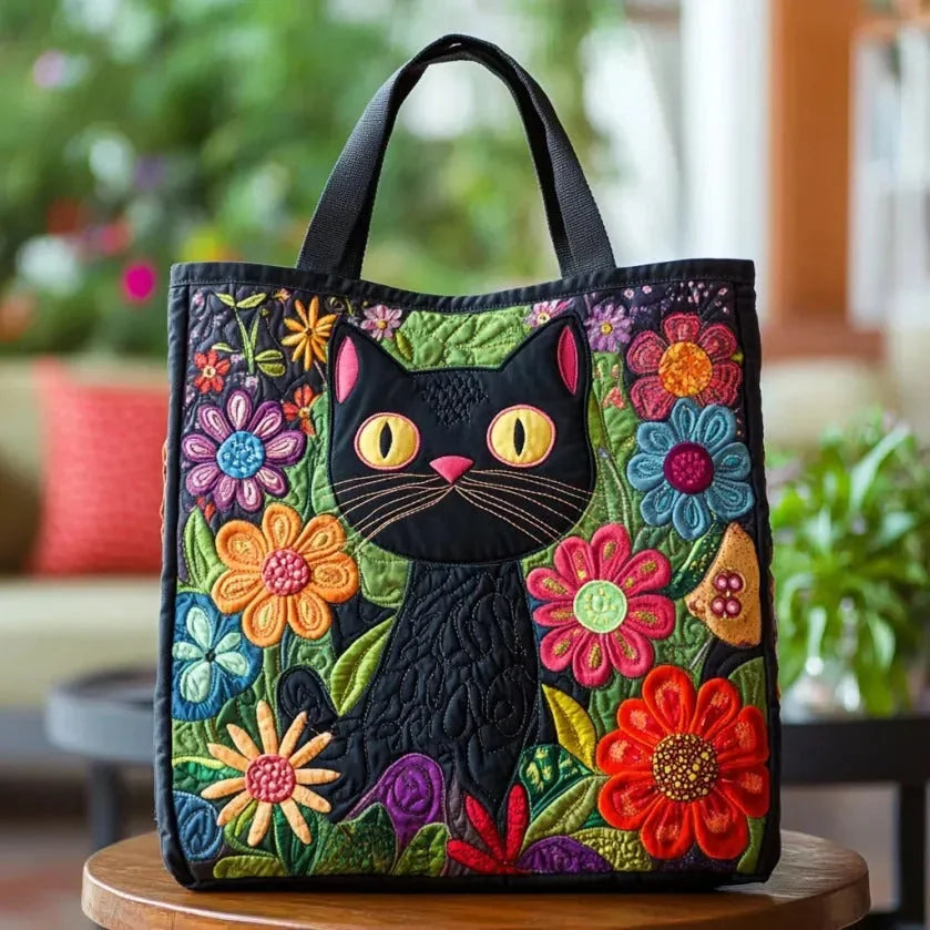 Georgia | Enchanted Black Cat Tote