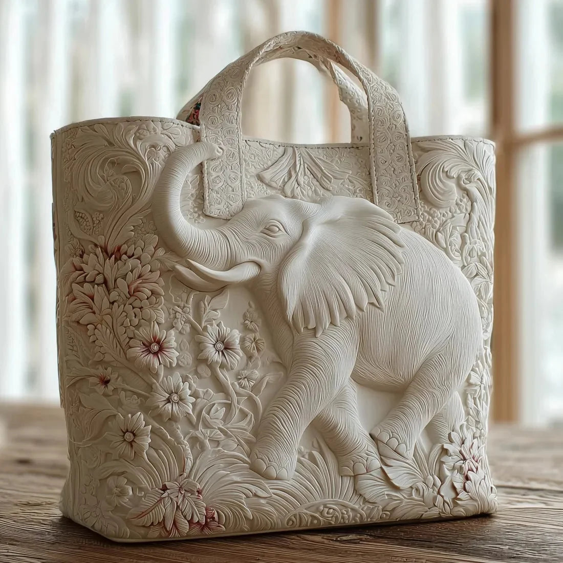 Gilda | Elephant Quilted Tote