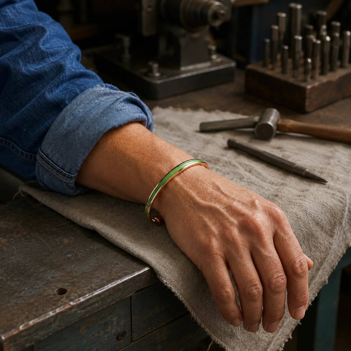 Globe Copper Bracelet