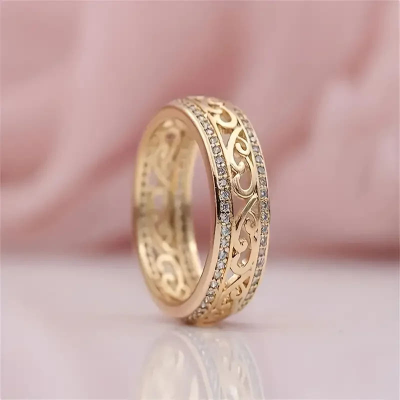 Gold Ring “Open Light”