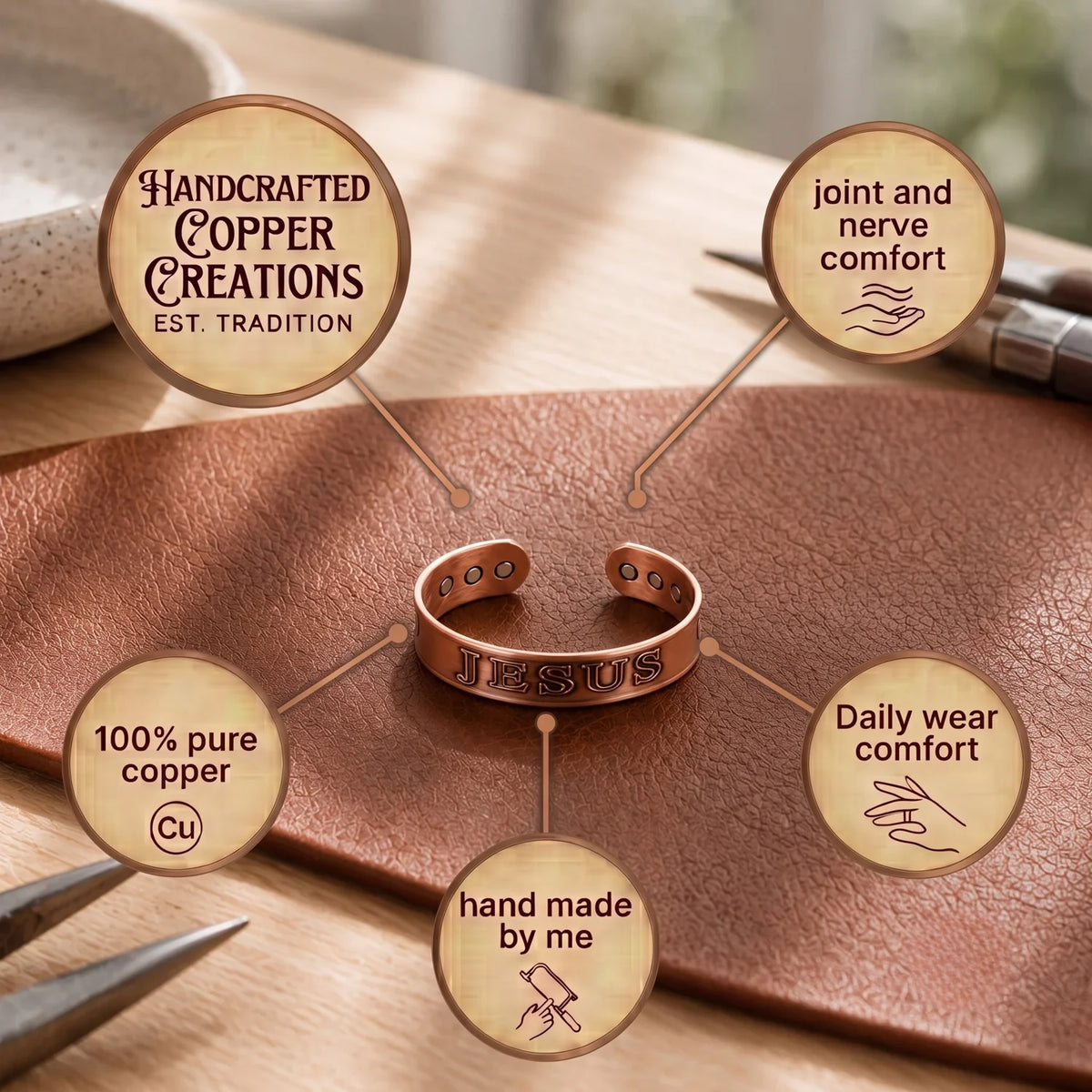 Grace Copper Ring