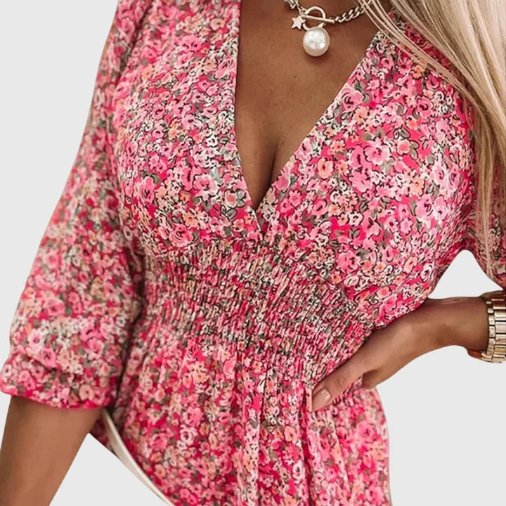 Gwendolyn | Floral Skater Mini Dress