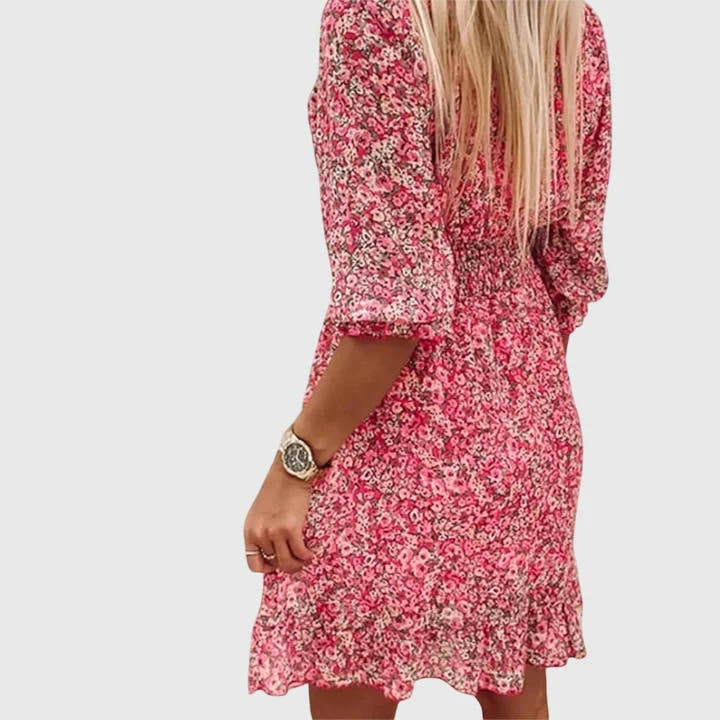 Gwendolyn | Floral Skater Mini Dress