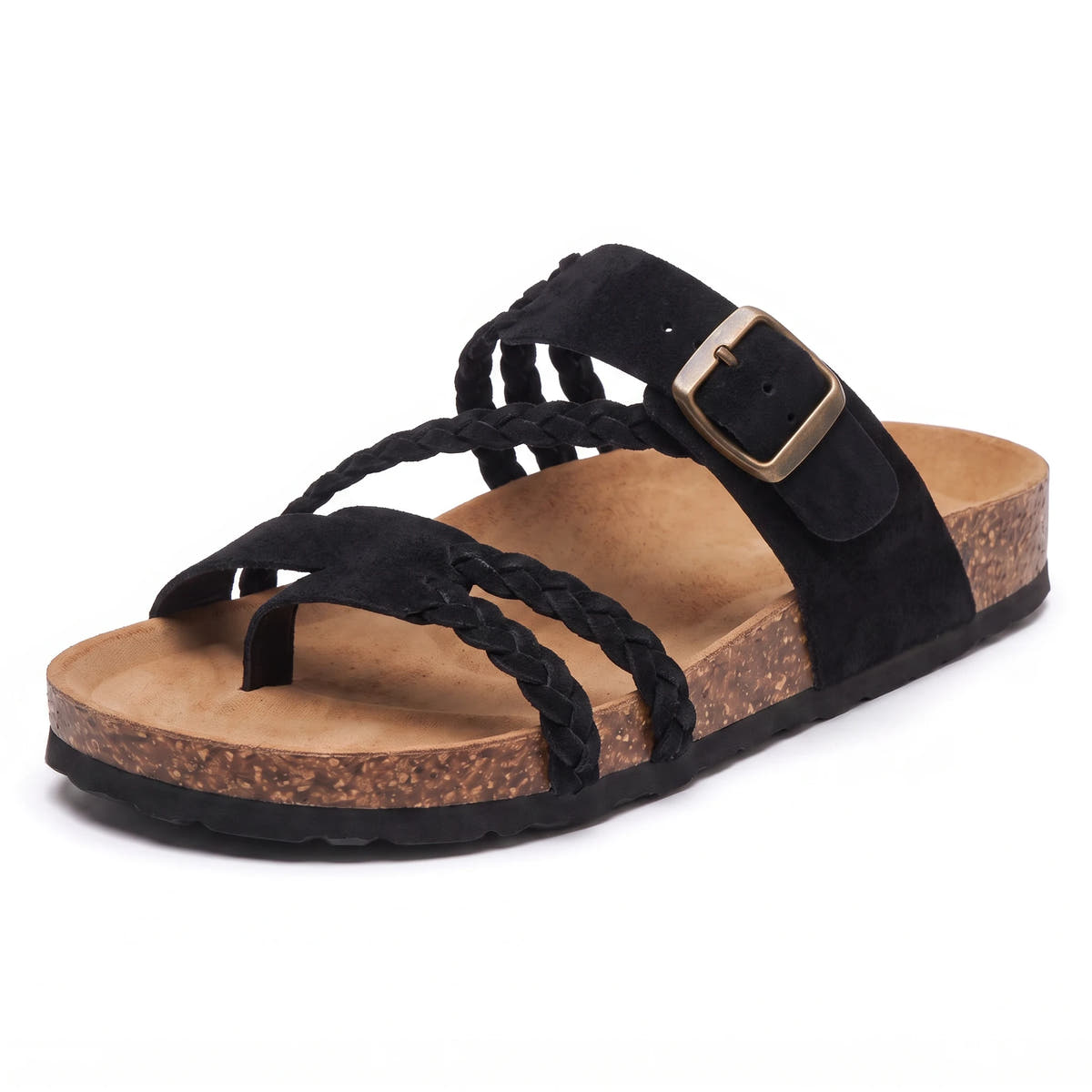 Haylee | Braided Cork Sandals