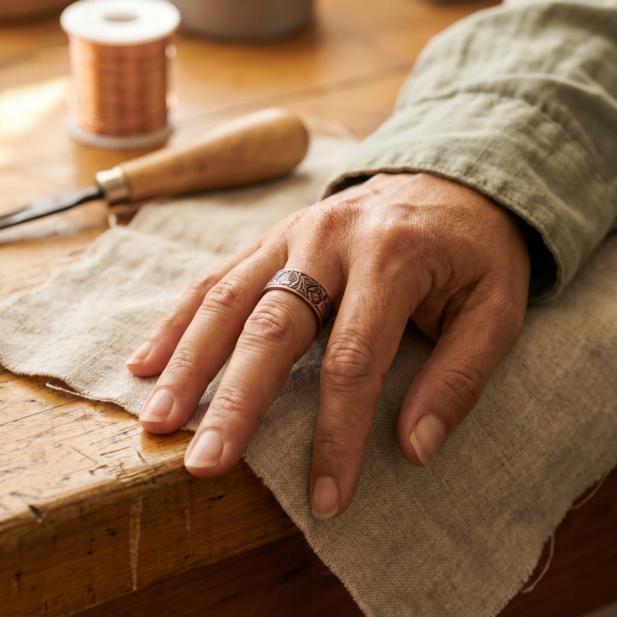 Bole Copper Ring