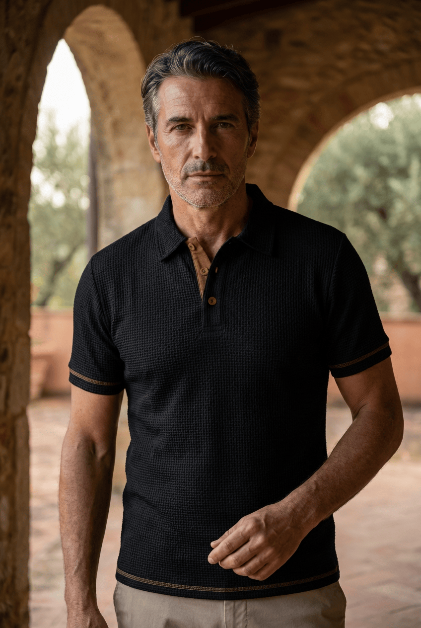 Miles | Breathable Waffle Polo