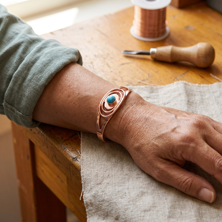 Sedge Copper Bracelet