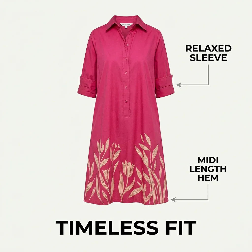 Annmarie | Comfortable Midi Dress
