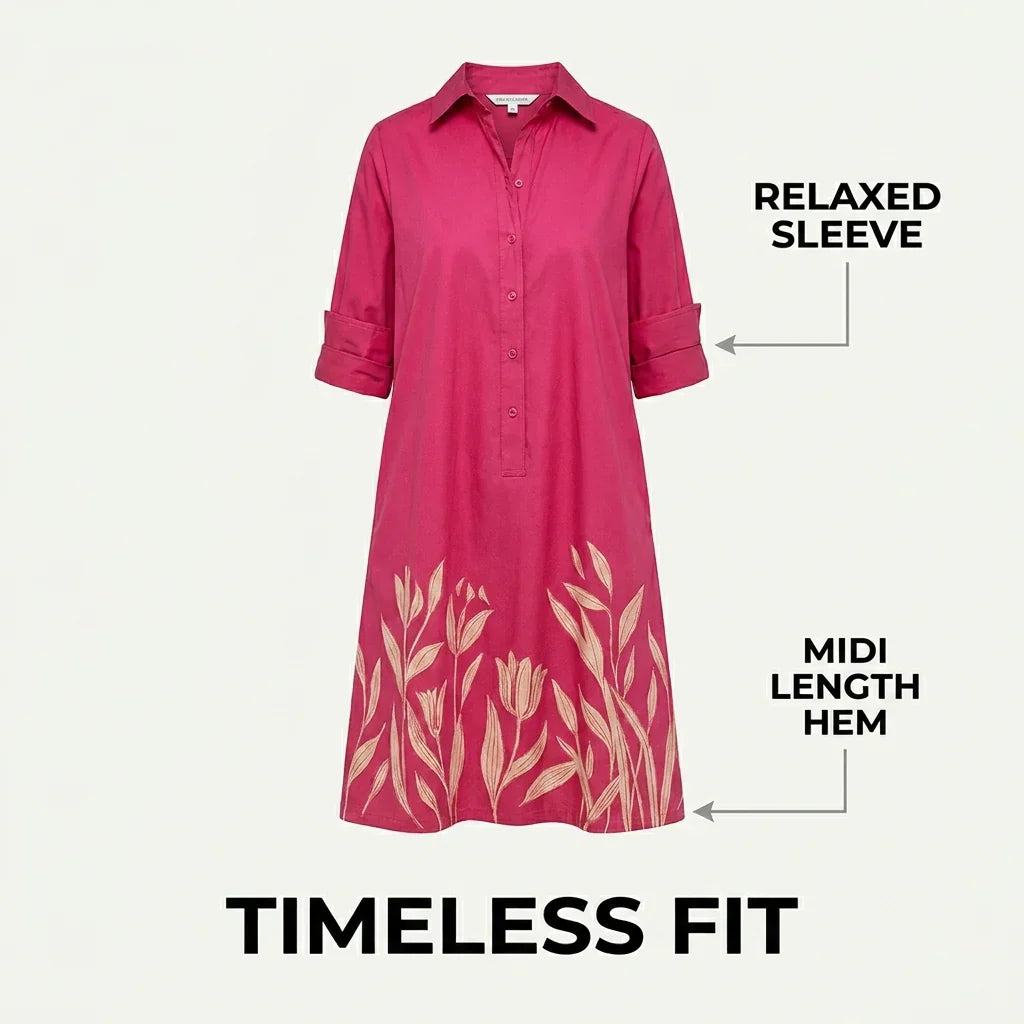 Annmarie | Comfortable Midi Dress