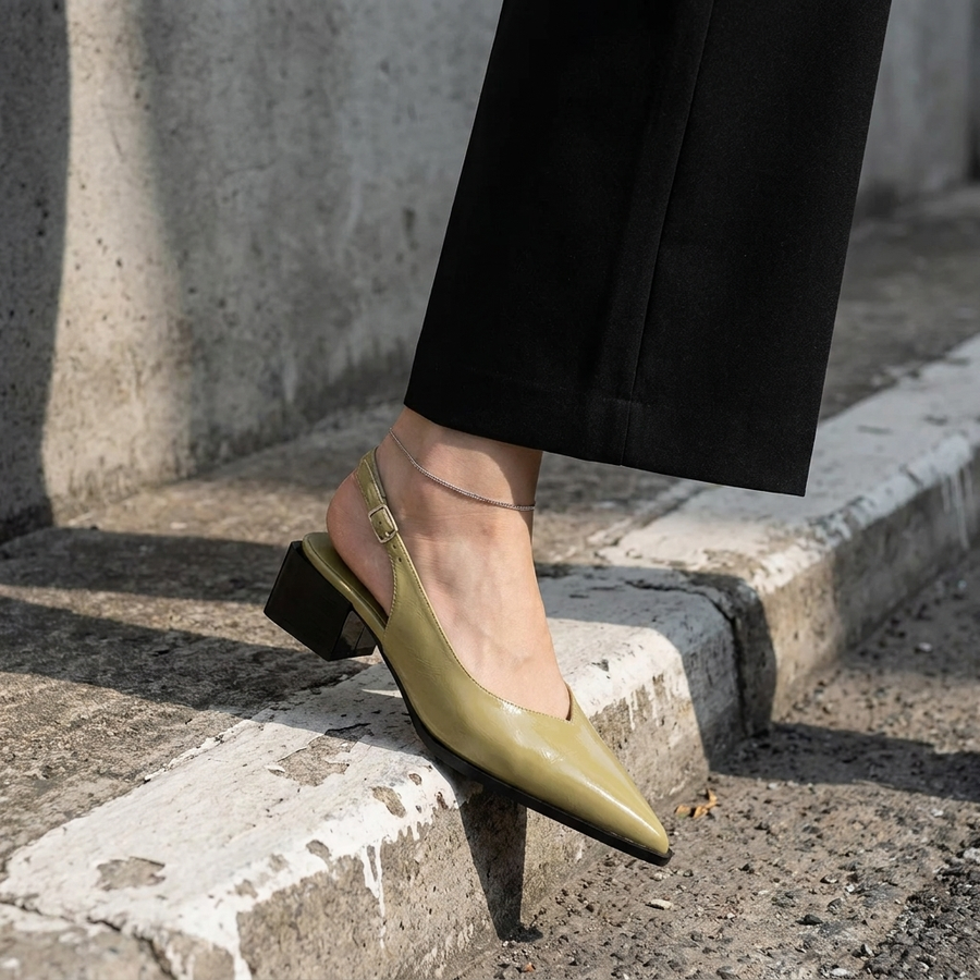 Aceline | Comfort Slingback Heels