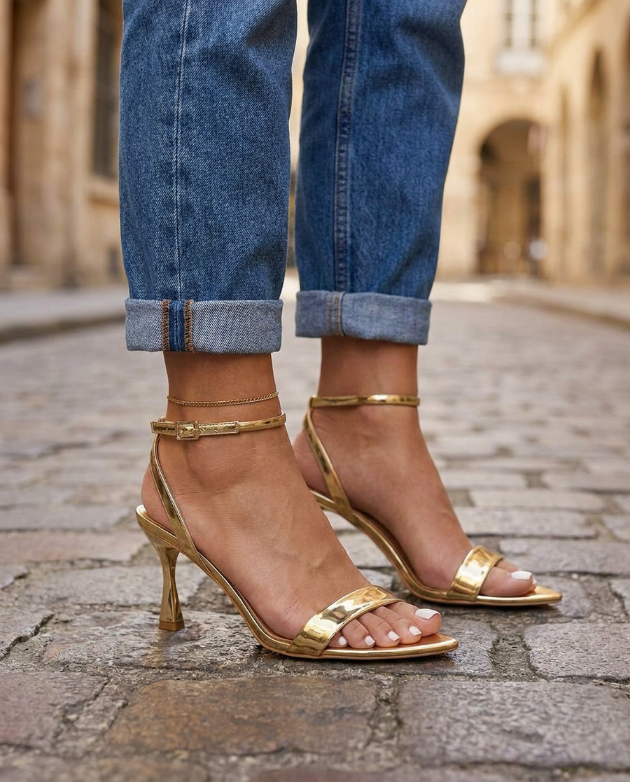 Bianka | Comfort Strap Heels