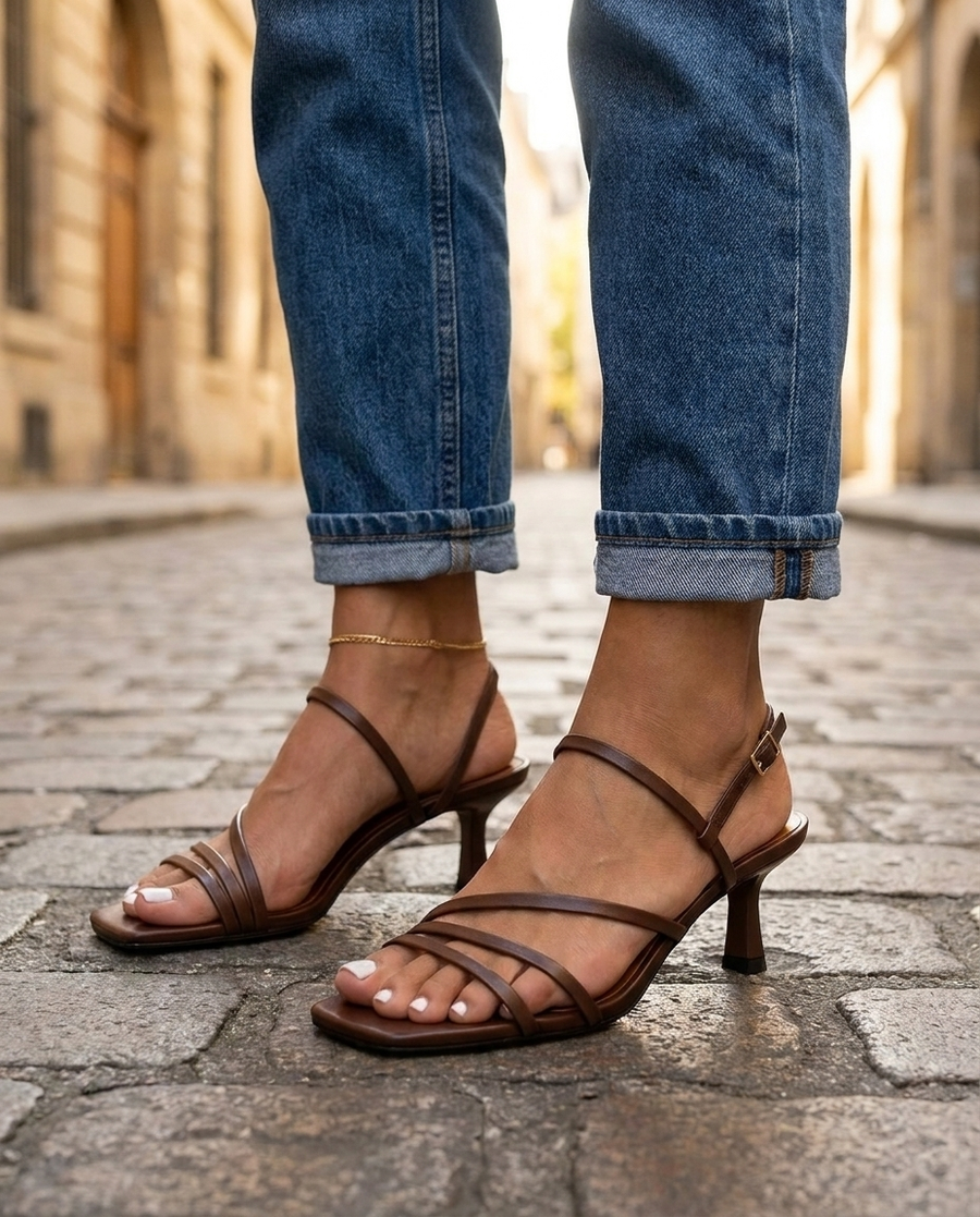 Beatrisa | Comfort Strappy Heels