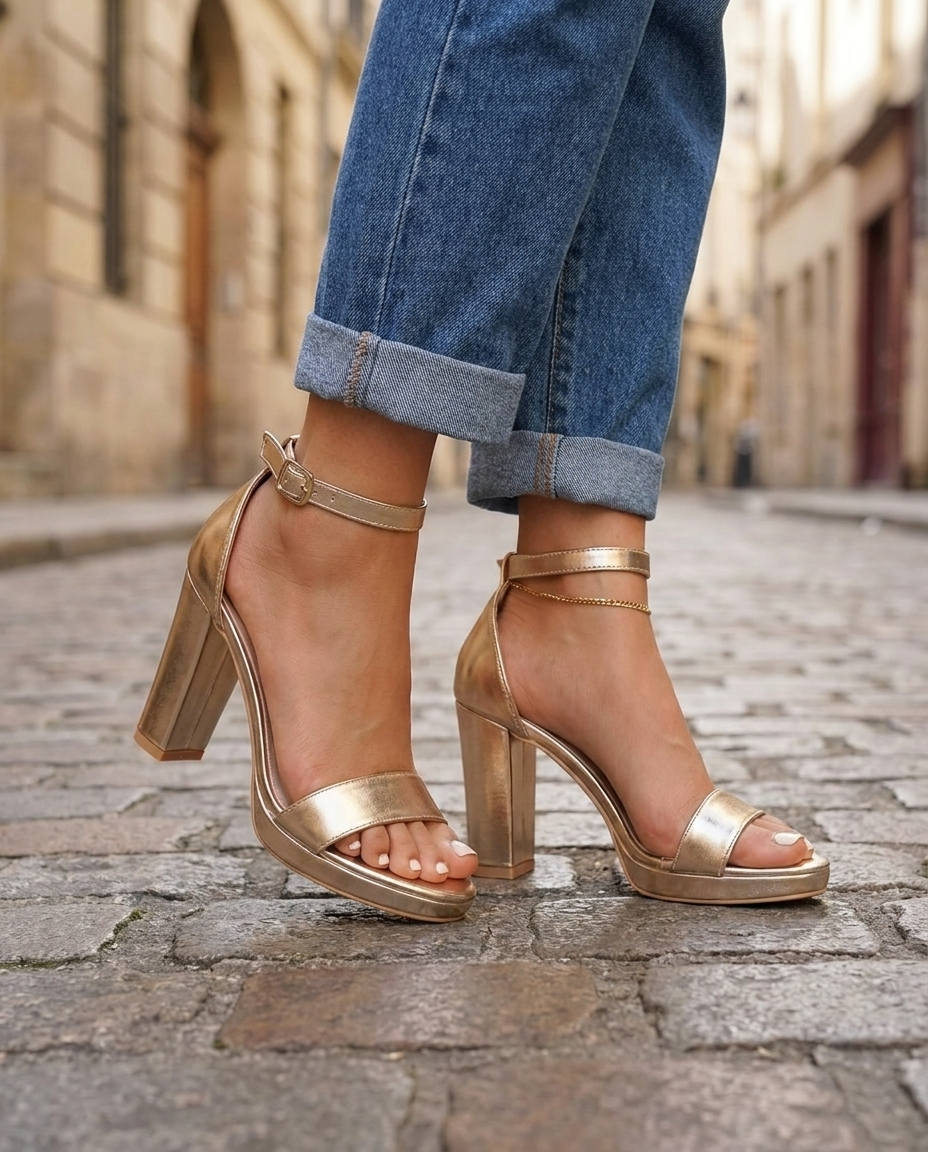Bethany | Comfort Platform Heels