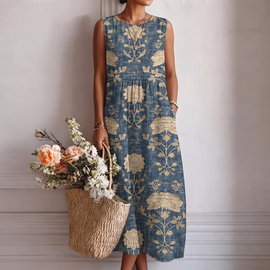 Aurora | Floral Midi Dress