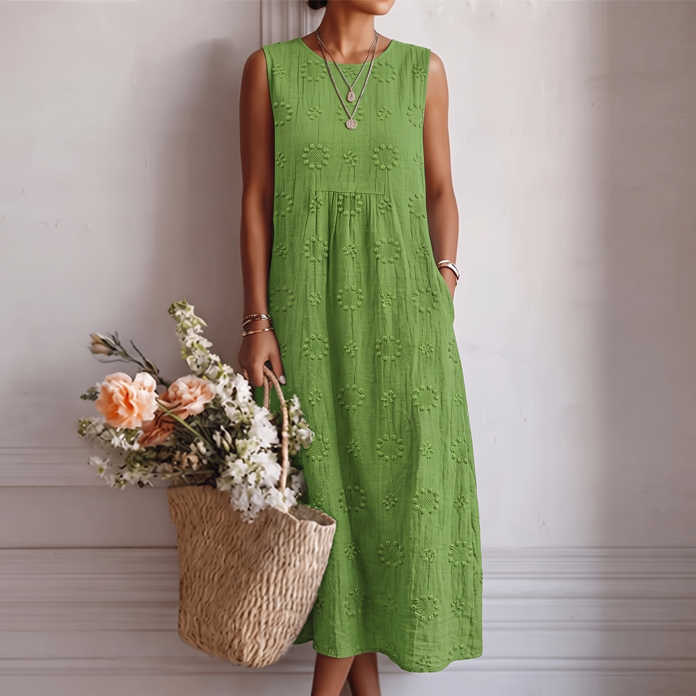 Olivia | Fresh Midi Dress