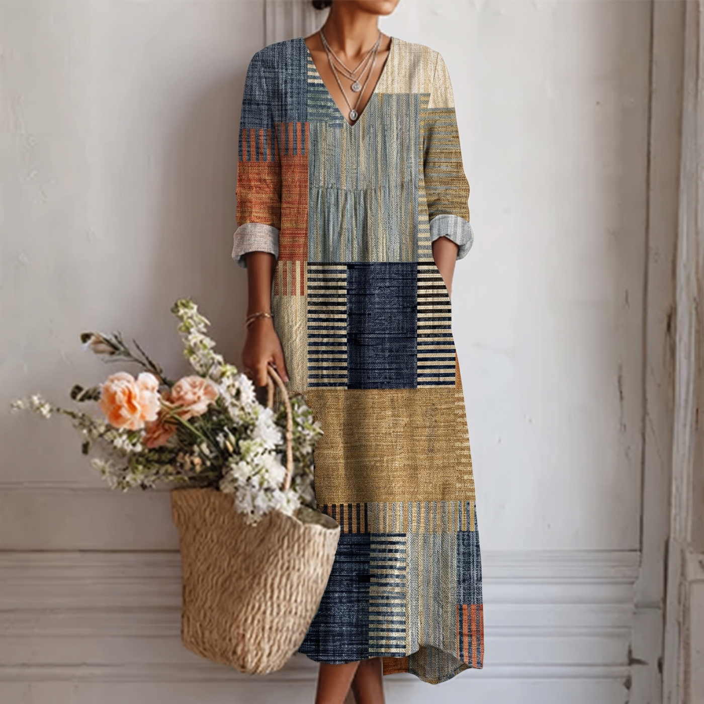 Ana | Printed Abstract Dress