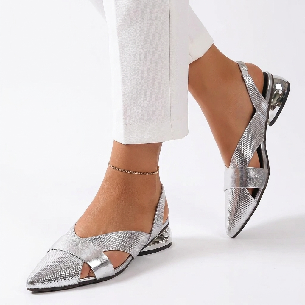 Analise | Comfort Pointed Flat Sandals