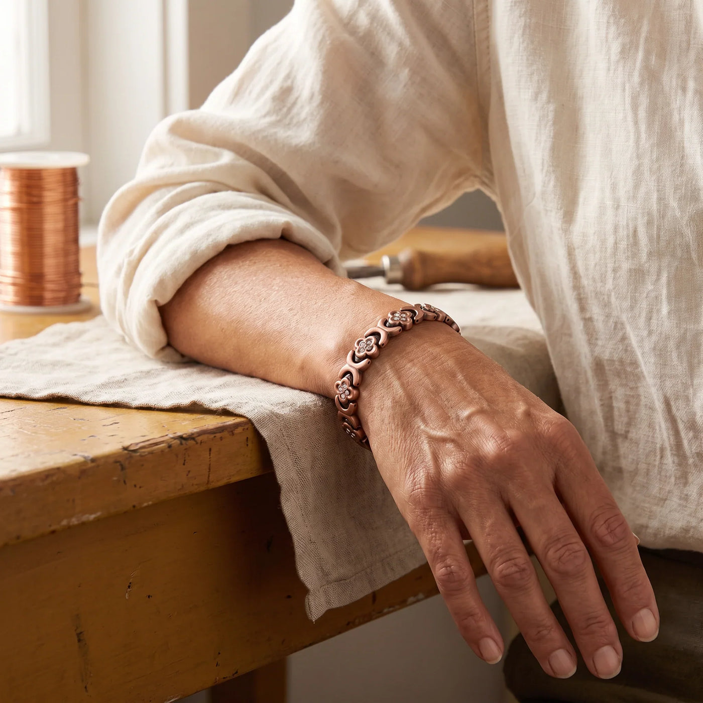 Keel Copper Bracelet