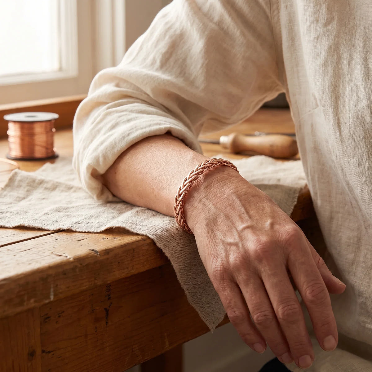 Bramble Copper Bracelet