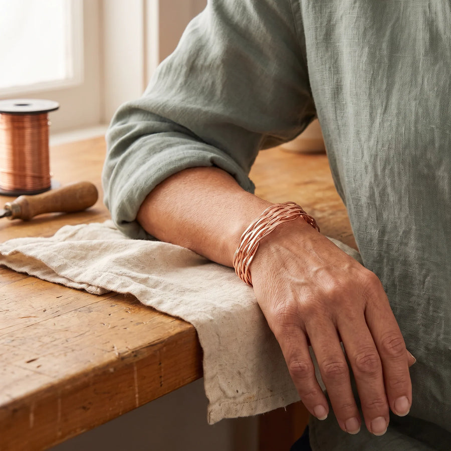 Wisp Copper Bracelet