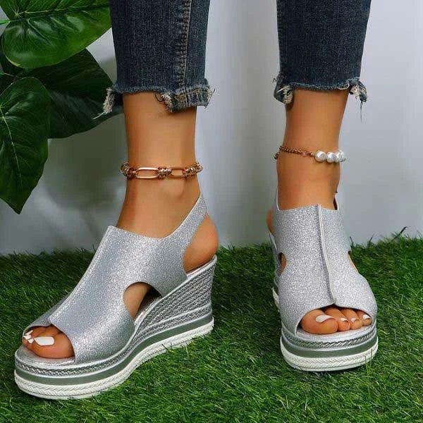 Ilaria | Metallic Summer Sandals