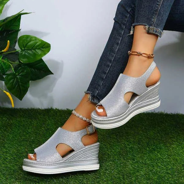 Ilaria | Metallic Summer Sandals