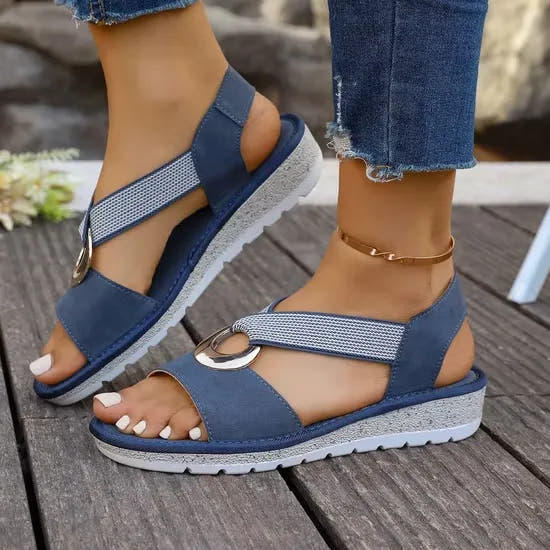 Emmalyn | Arch-Support Crossover Strap Sandals