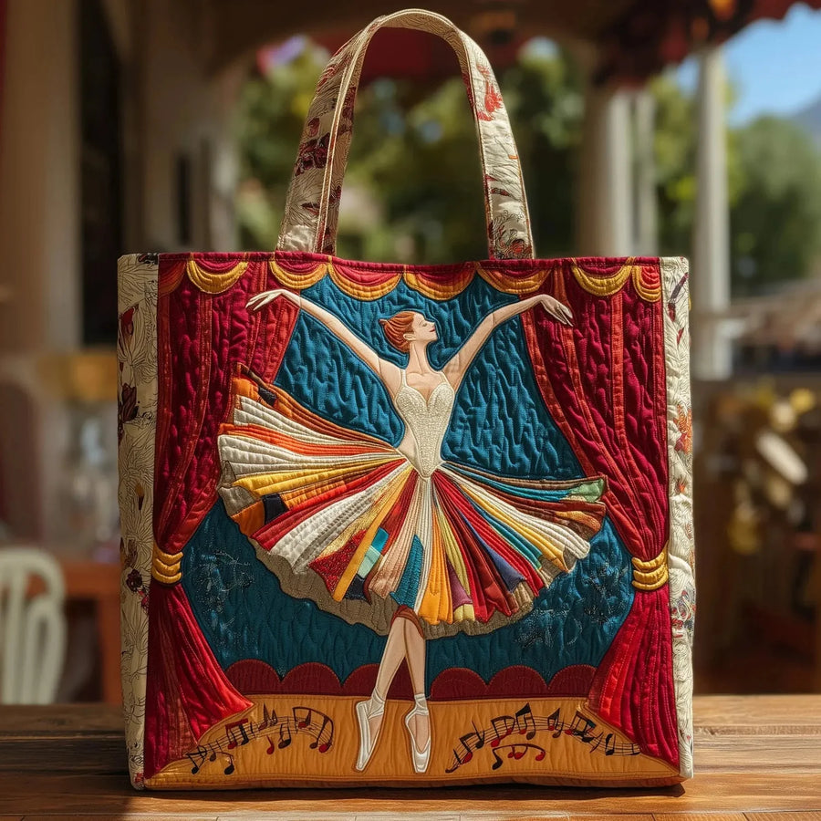 Jenna | Quilted Ballerina Tote Bag