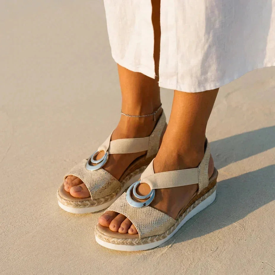 Karen | Wraparound Strap Comfort Sandals