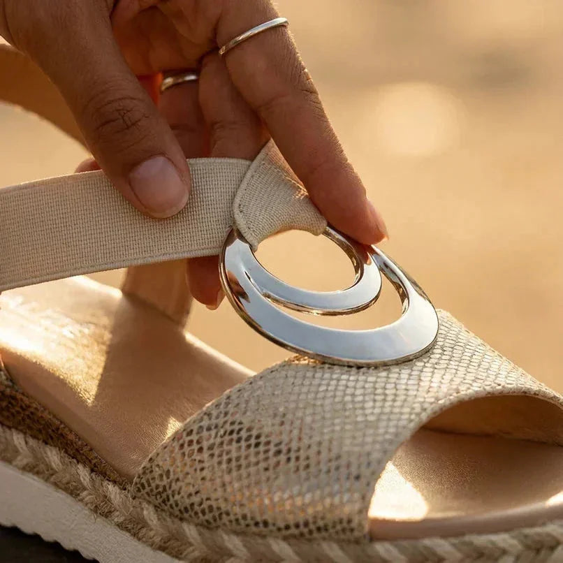 Karen | Wraparound Strap Comfort Sandals