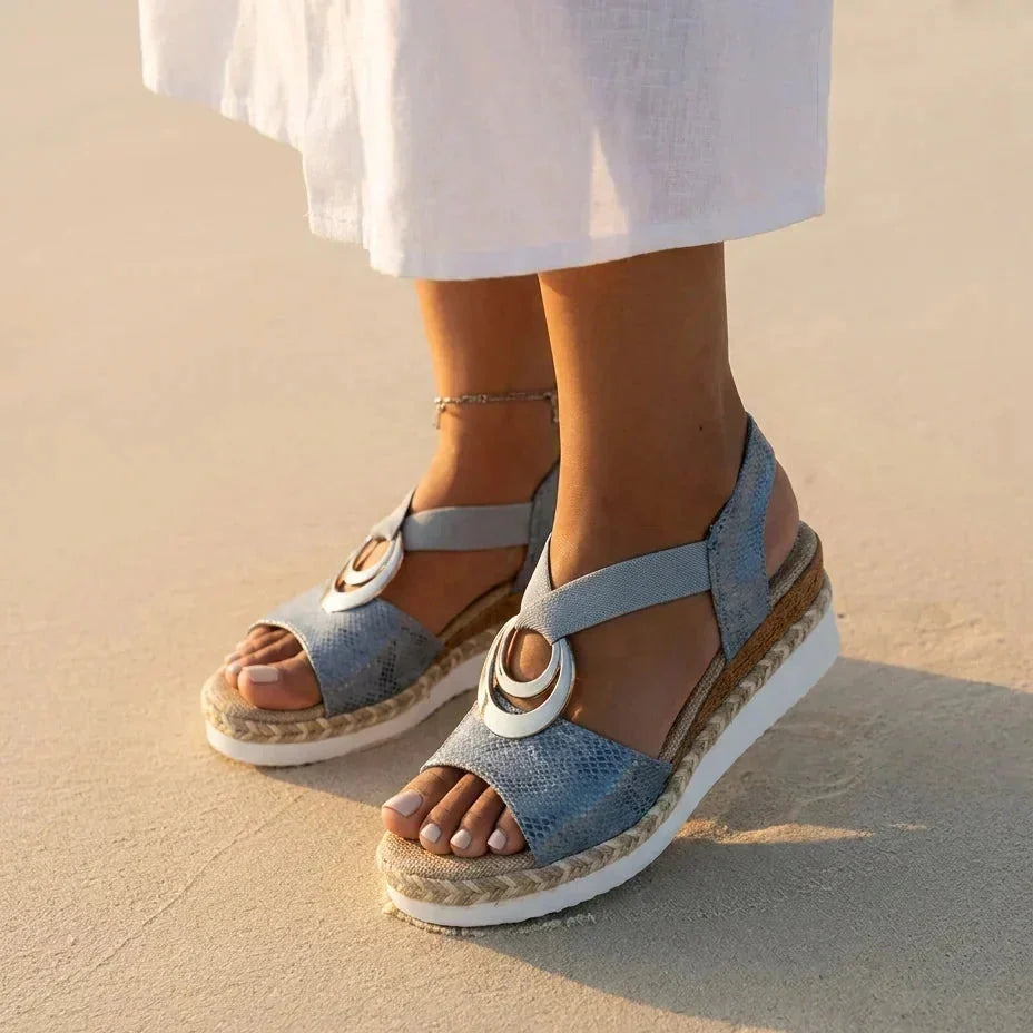 Karen | Wraparound Strap Comfort Sandals
