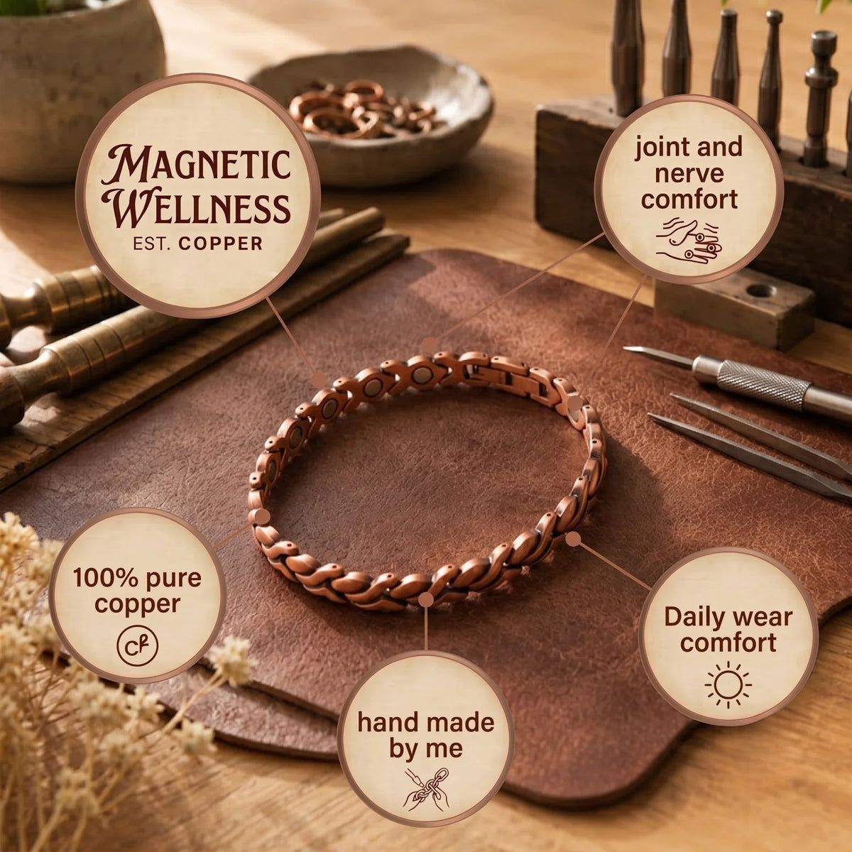 Knoll Copper Anklet