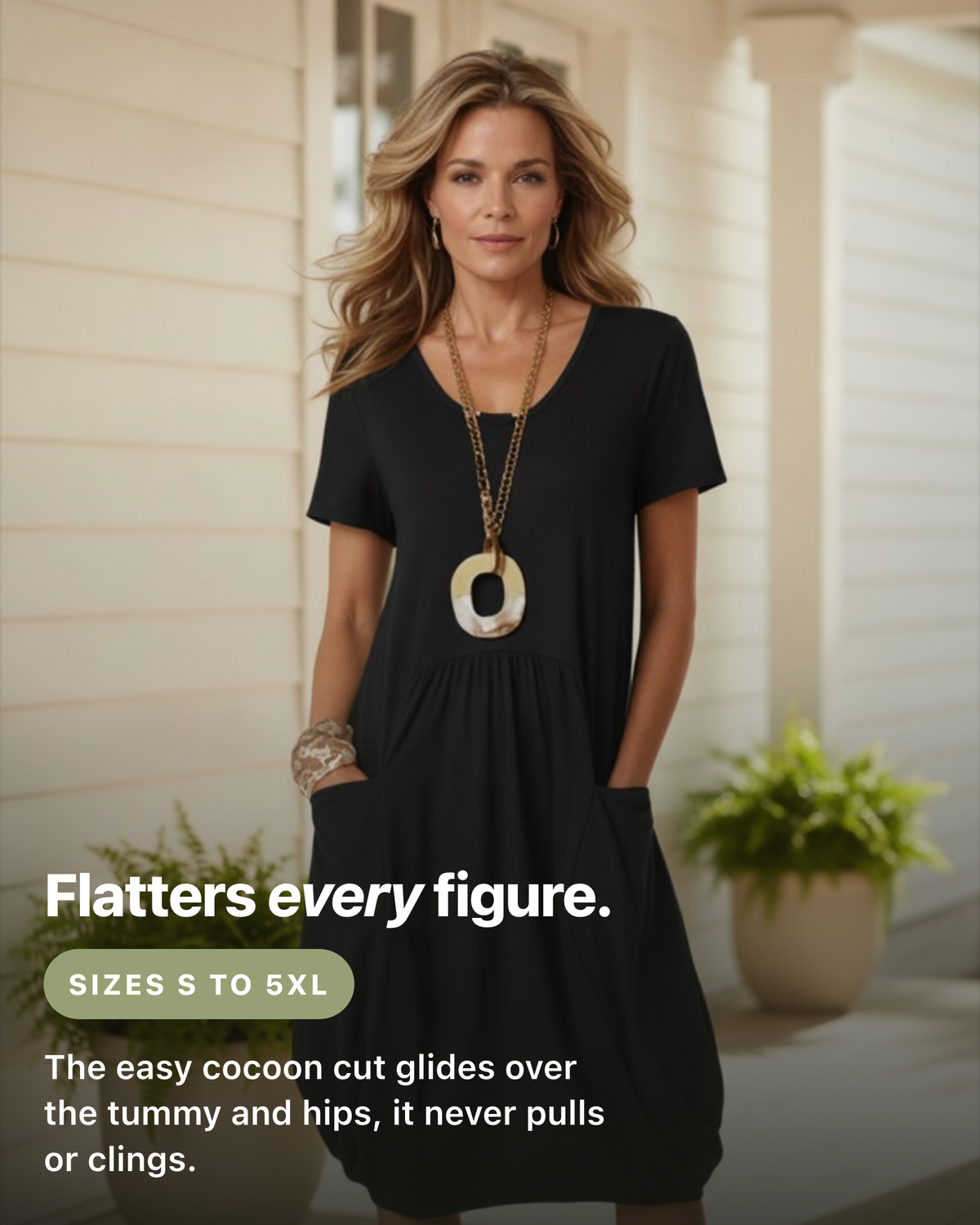 Arabella | Casual Flow Dress With Pockets