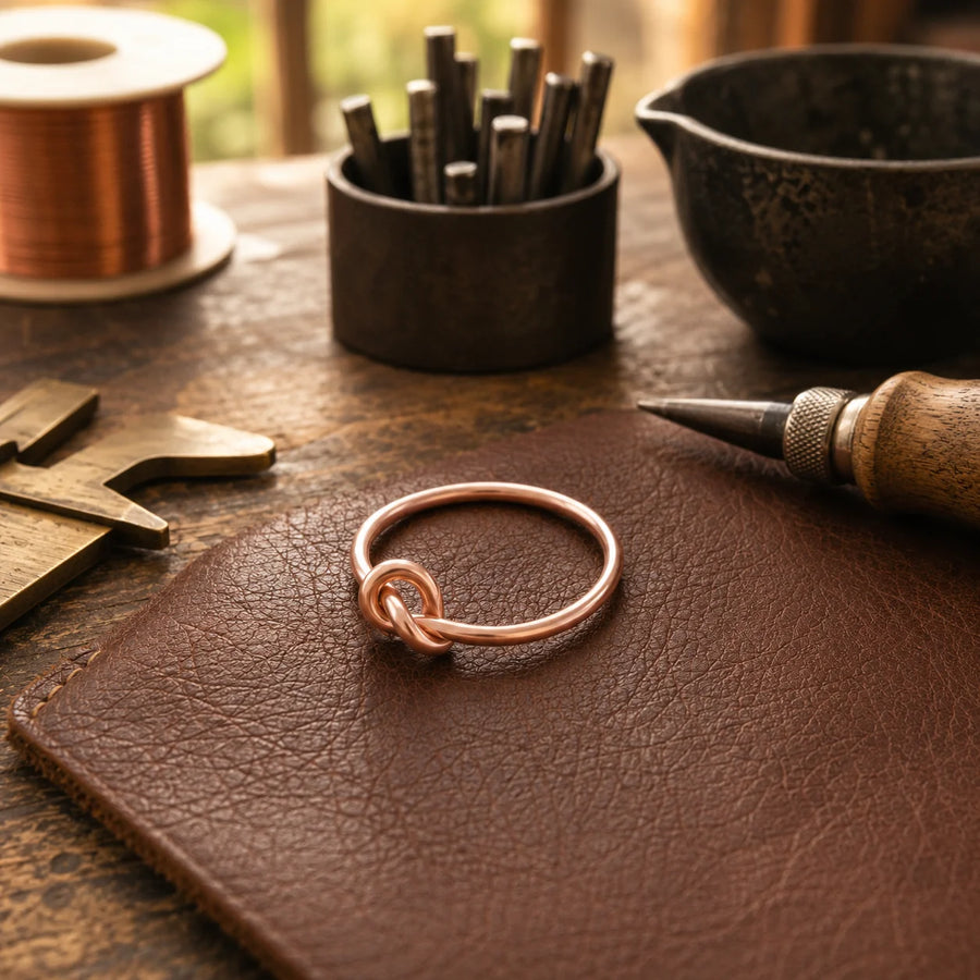 Lace Copper Ring