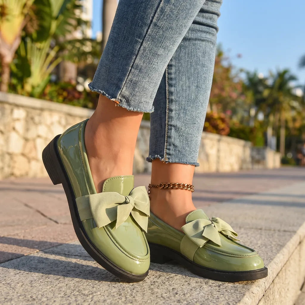 Tiana | Comfort Bow Loafers