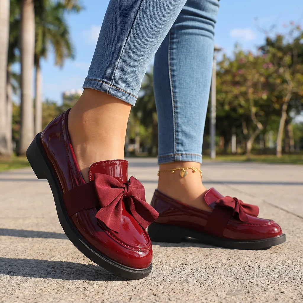 Tiana | Comfort Bow Loafers