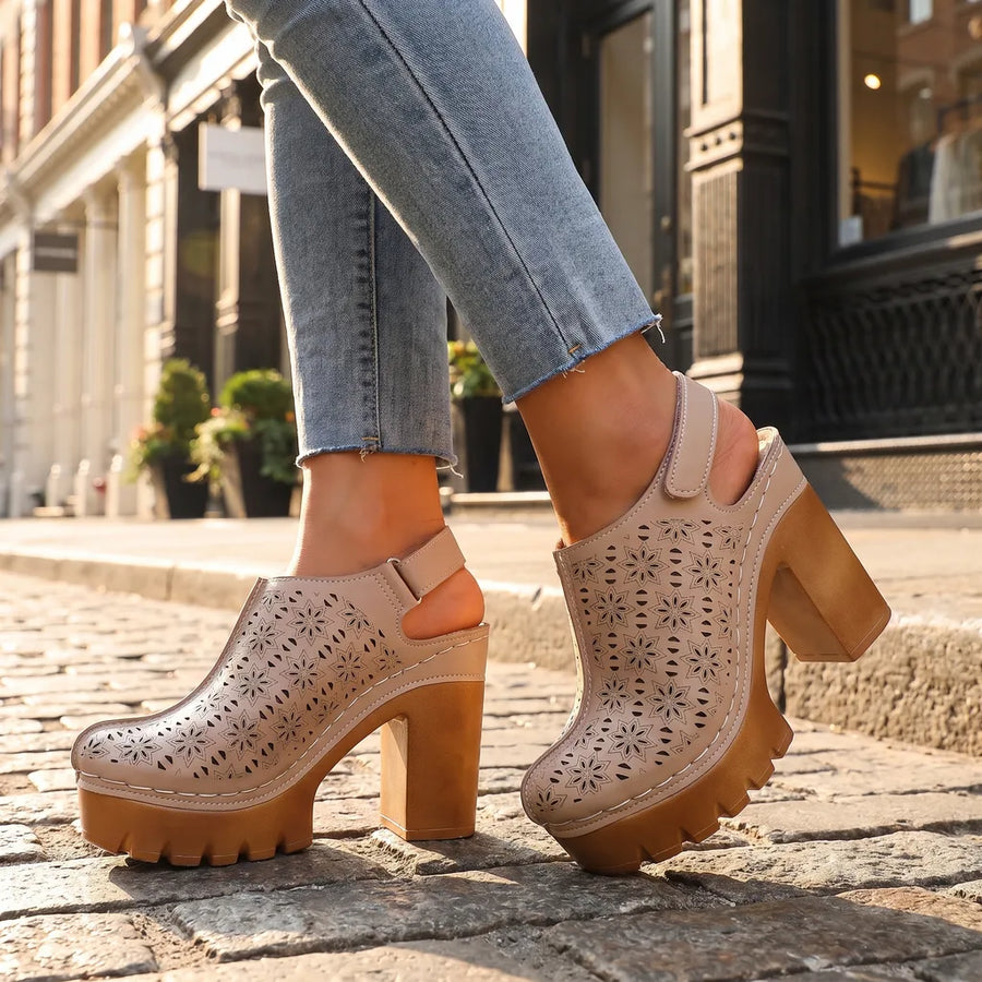 Jovanna | Comfort Clog Heels