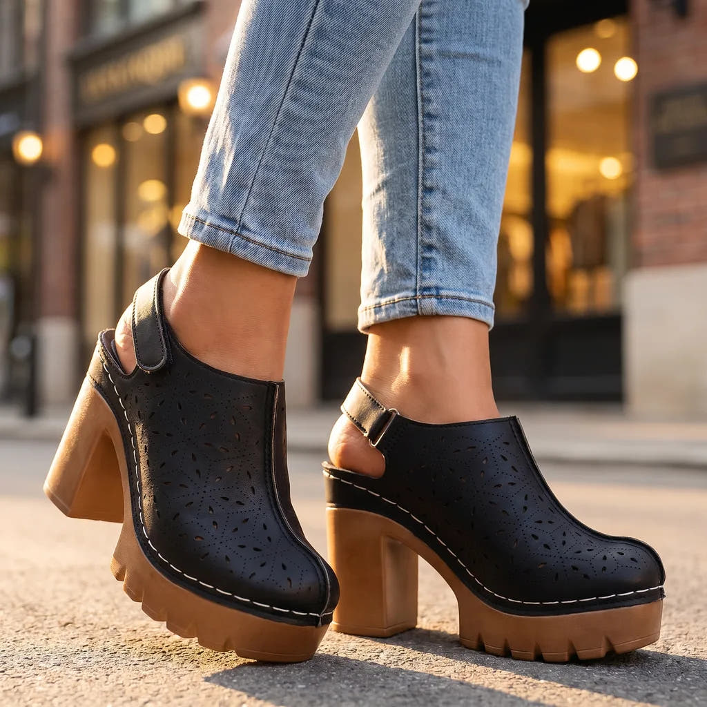 Jovanna | Comfort Clog Heels
