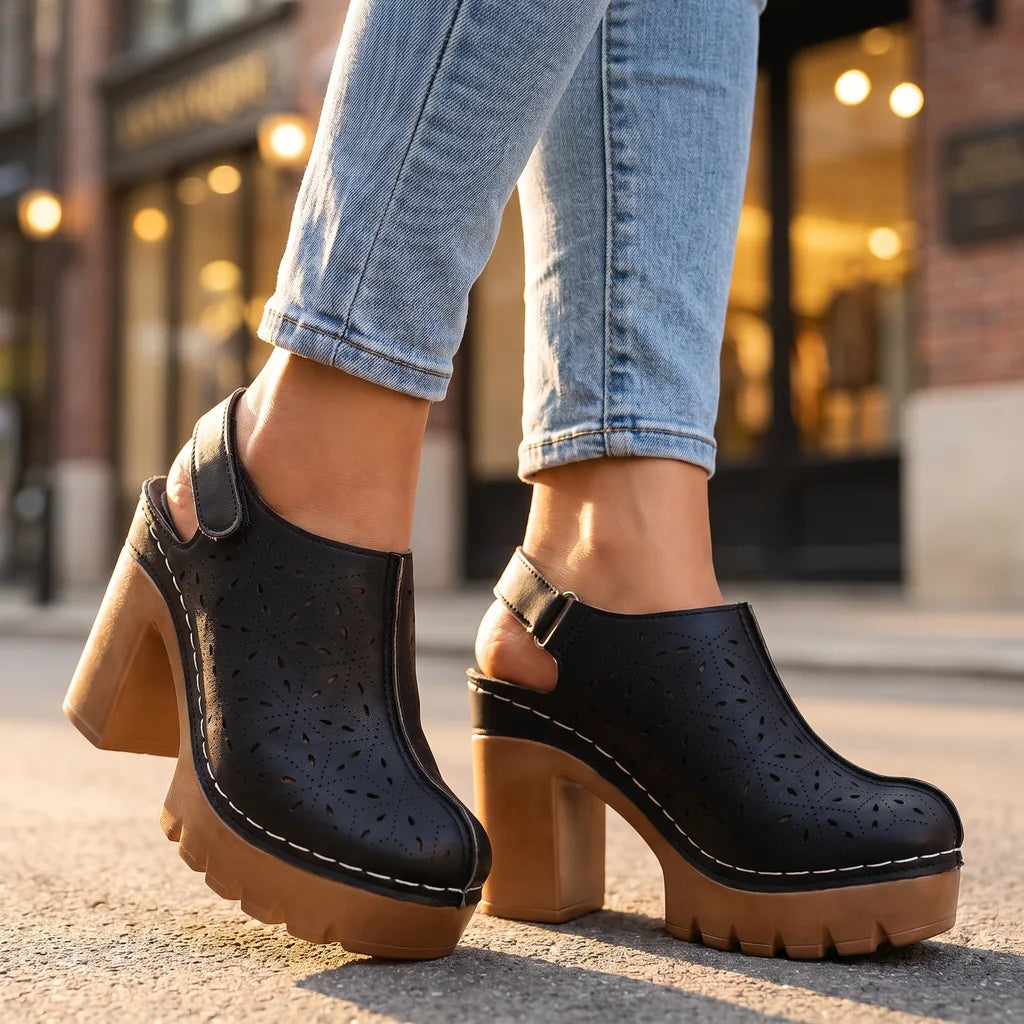 Jovanna | Comfort Clog Heels